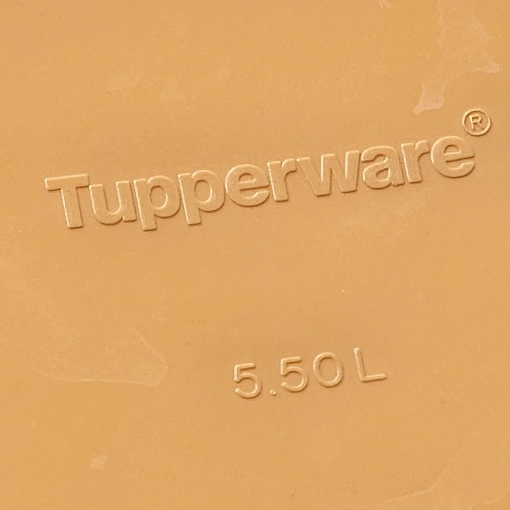 Tupperware Orange Large Canister 5.5L  & Lid